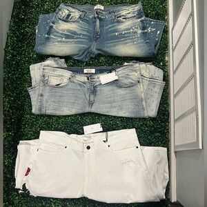 Golden Los Angeles Denim Jeans Bundle of 3 Size 42 (2) Size 44 (1)